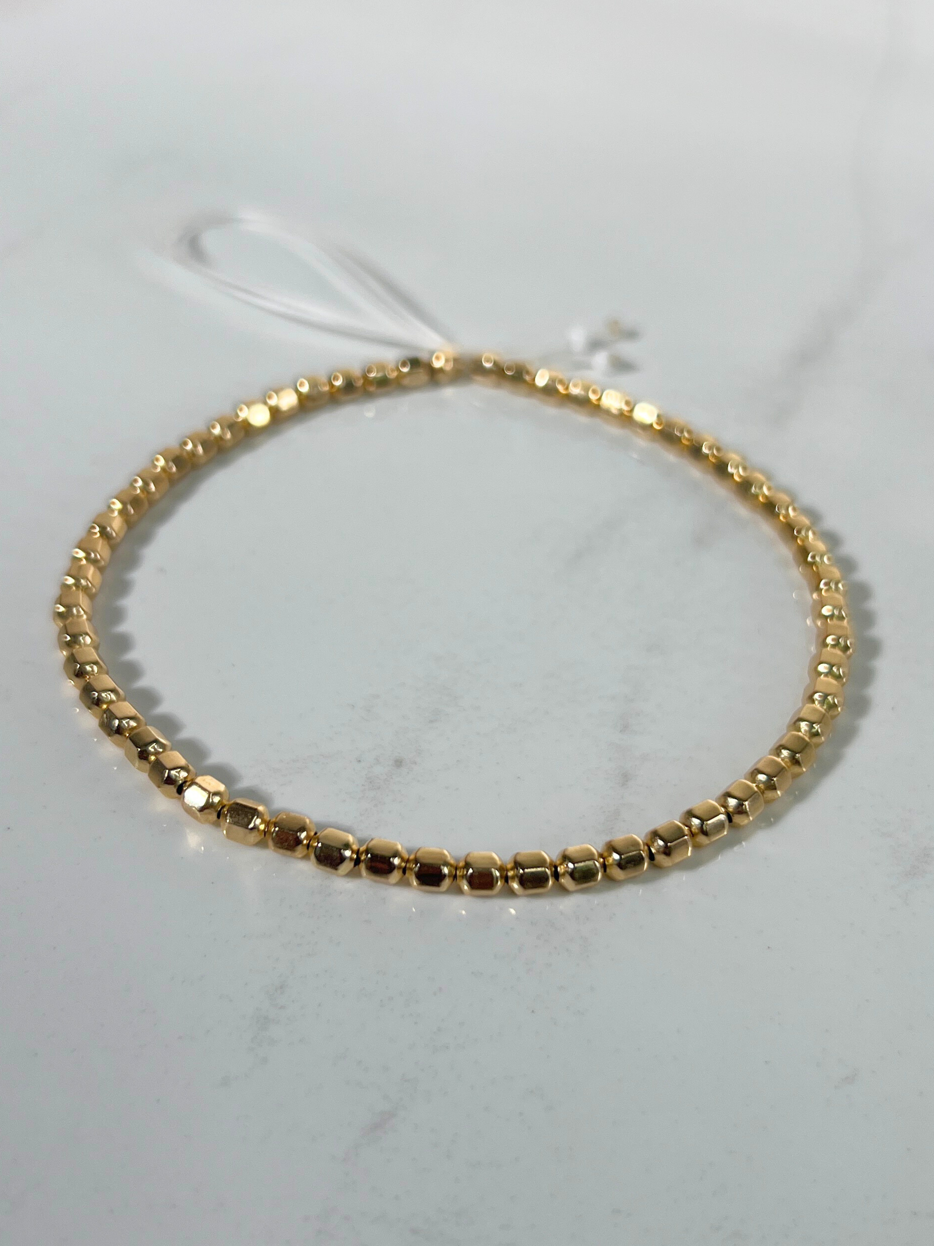 14K GOLD ANKLET