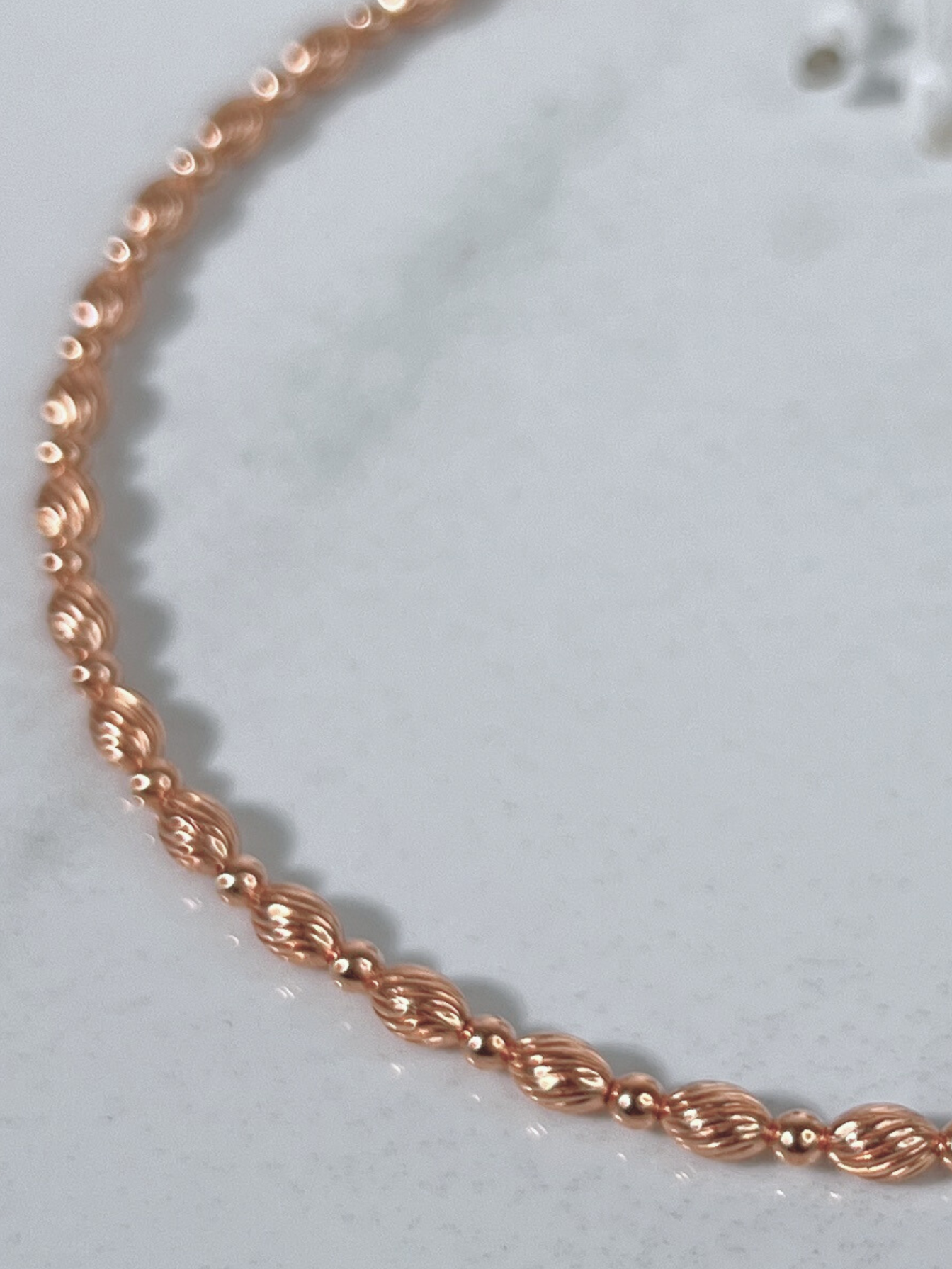 COPPER SCALLOPED ANKLET