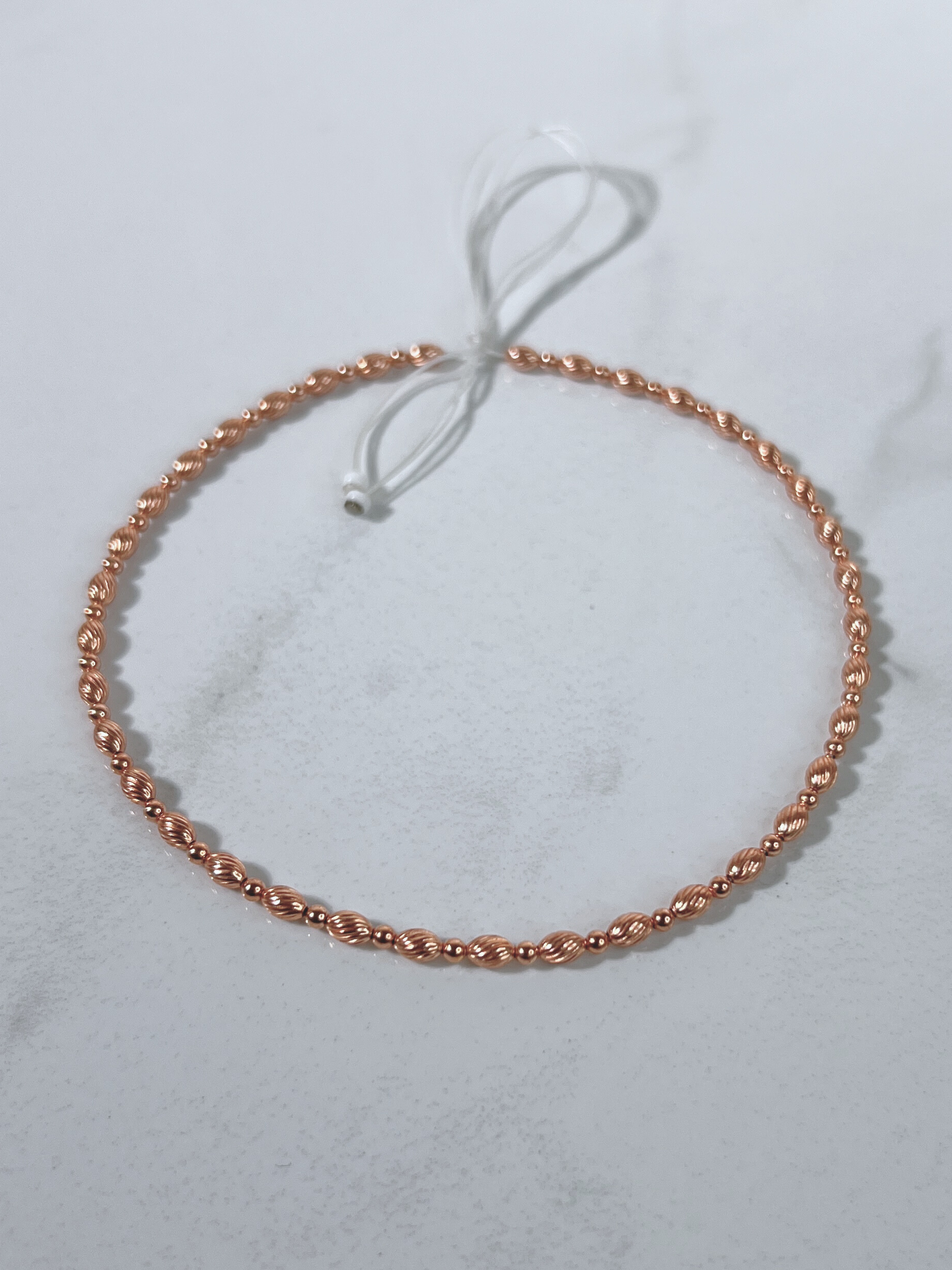 COPPER SCALLOPED ANKLET